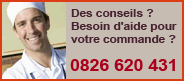 Conseil et aide pour votre commande